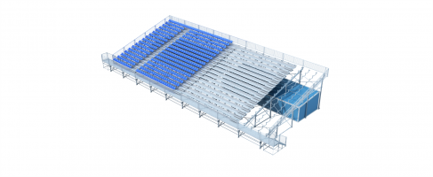 H型鋼結(jié)構金屬看臺